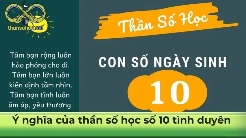 Ý nghĩa của thần số học số 10 tình duyên
